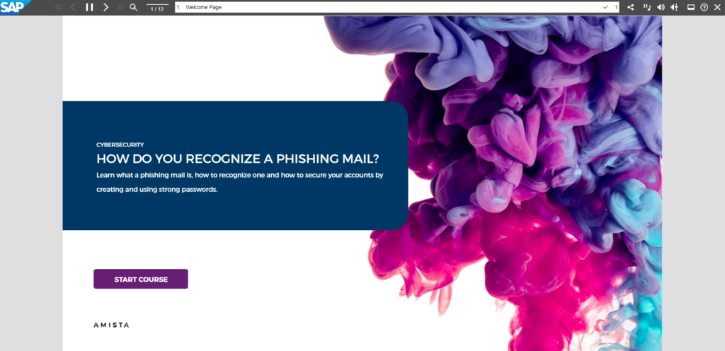 E-learning Cyber Security phising mail